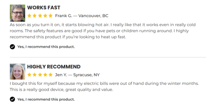 QuickHeat Pro reviews